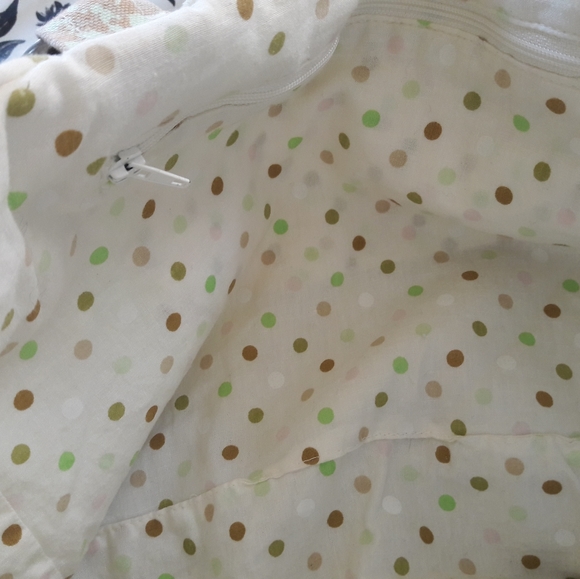 EUC Mint Green Floral Purse with Bamboo Handles - Picture 11 of 11